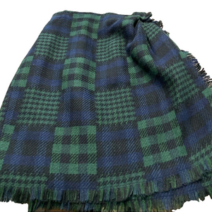 J. McLaughlin Wool Skirt Kilt Tartan Plaid Skirt Kate Middleton Style